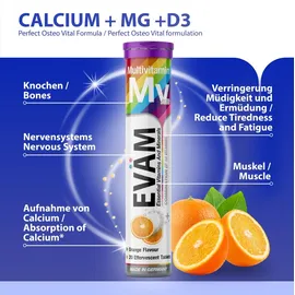 eväm Calcium Magnesium D3 Brausetabletten 15 Stück