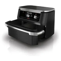 Ninja Foodi FlexDrawer Dual Zone Heißluftfritteuse AF500EU – 10,4 L MegaZone