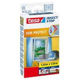 Tesa Fliegengitter mit Sonnenschutz für Fenster - Insektenschutz 130x150 cm x 150 m,