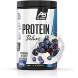 ALL STARS Protein Deluxe Dose – 400g – Vanilla & Berries – Premium Eiweißpulver mit echten Fruchtstücken – zum Muskelaufbau, Gewichtsmanagement und Anti-Heißhunger