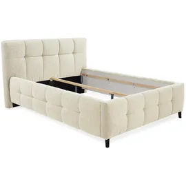 JOB Polsterbett Lucy 140 x 200 cm Stoff Beige