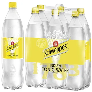 Schweppes Indian Tonic Water EINWEG, 6 x 1.25L