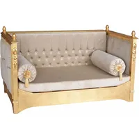 Barock Sofa Spielsofa Kindersofa Antik Kinderzimmer Couch Samtsofa Holzbank