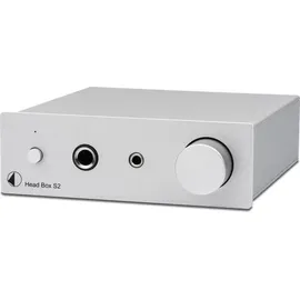 Pro-Ject Head Box S2 Mikro High End Kopfhörerverstärker (Head Box S2, Silber)