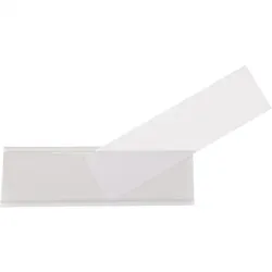 Start-Set Etikettenhalter und Papieretiketten, beschriftbar, 100x30mm, 100/VE
