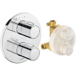 Duravit Thermostatarmaturen Thermostat Unterputz Set, rund