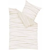 Mako-Satin creme 135 x 200 cm + 80 x 80 cm