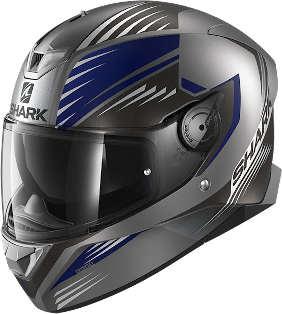 Shark Skwal 2 Hallder Helm, grijs, XS Voorman