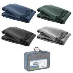 BO-CAMP Vorzelt Teppich Camping Zelt Boden Caravan Wohnwagen Balkon Outdoor 2-6m Farbe: anthrazit, Größe: 3,0 x 4,0 cm