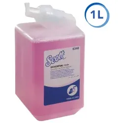 SCOTT® EssentialTM Schaumseife, leicht duftend, rosa 6340 , 1 Kartusche à 1000 ml