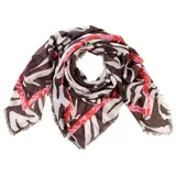 CAMEL ACTIVE Schal mit Allover Print Braun,