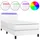 vidaXL Boxspringbett 90 x 200 cm Weiß