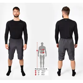 Endura GV500 Waterproof Herren, Bikeshort-Anthrazit-XXL