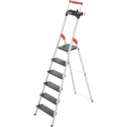 HAILO 6 Stufen L100 Stehleiter TopLine "L100" 6 Stufen
