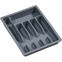 KESPER Variabler Besteckkasten ausziehbar 29-50 cm grau