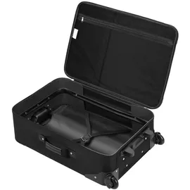 Juskys Trolley Reisekoffer Set 5 teilig - 60 L, 2 Rollen, Weichschale, Handgepäck, Schwarz