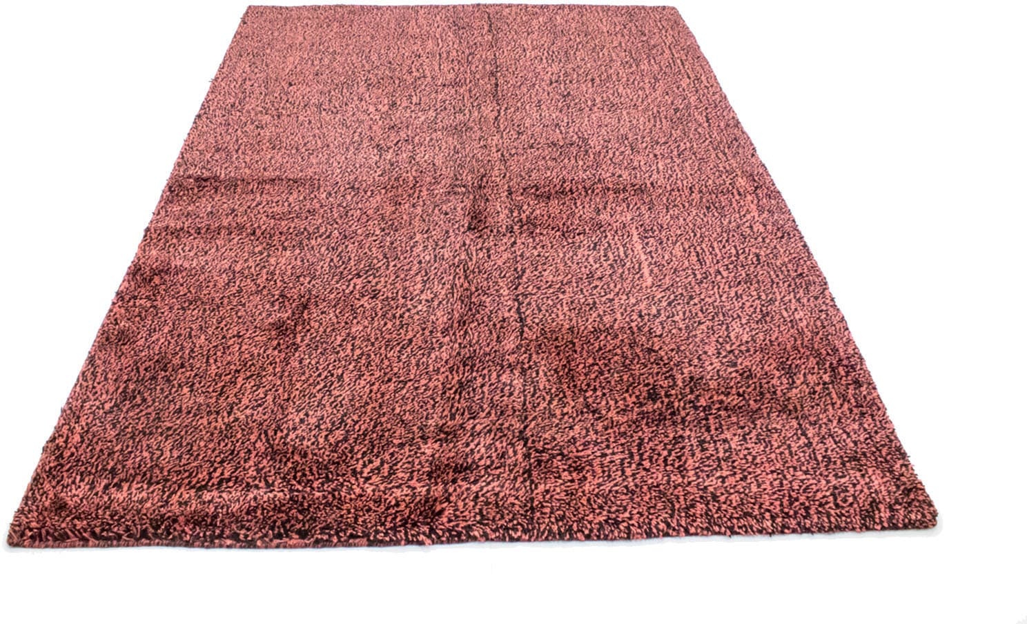 morgenland Wollteppich »Shaggy Teppich handgewebt braun«, rechteckig morgenland Braun B/L: 158 cm x 245 cm