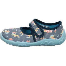 superfit Hausschuh Einhorn Blau 30