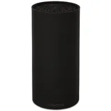 Arcos Runder Messerschutz für Messer bis 20 Cm, Messerblock im modernen Design aus thermoplastischem Gummi, 110 x 225 Mm, Farbe Schwarz