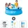 Intex Easy Set Schwimmbecken rund – Wal – 183x51 cm – Zubehör CB73 Blau No Size