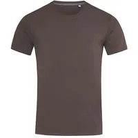 Stedman Clive Crew Neck Dunkelbraun ringgesponnene Baumwolle Small Herren