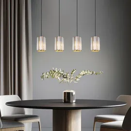 Nowa RUN 4-flg. 88 cm schwarz braun Rauch Glas Metall