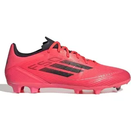 adidas F50 League FG/MG Turbo / Aurora Black / Platinum Metallic 46