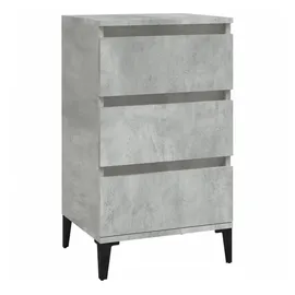 vidaXL Nachtschrank Betongrau 40 x 35 x 70 cm Grau