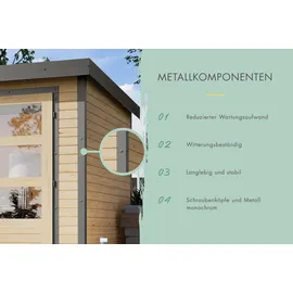 Karibu Jupiter 2 B 4,38 x 2,13 m Terragrau