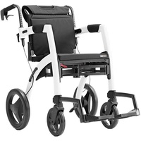 Rollz Motion 2.1 Rollator und Rollstuhl pepple white