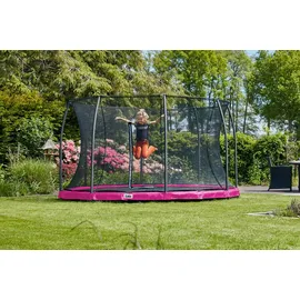 Salta Comfort Edition Ground 213 cm inkl. Sicherheitsnetz pink