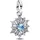 Pandora Schneeflocke Blau 794209C01