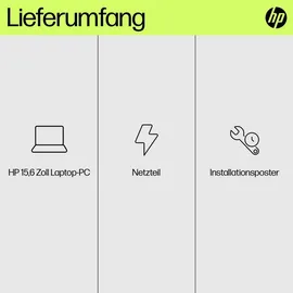 HP Notebook 15-fd0677ng, Silber, 15,6 Zoll, Full HD, Intel Core i7-1355U, 16 GB, 1 TB M.2 SSD, Intel Iris Xe