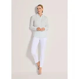 Madeleine Hemdbluse mit Streifenmuster Schwarz/Weiß 44