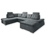 ed-lifestyle ED Lifestyle Nalo U Sofa 3-teilig Holzwerkstoff/Nosag