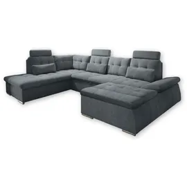 ed-lifestyle ED Lifestyle Nalo U Sofa 3-teilig Holzwerkstoff/Nosag