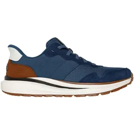 SKECHERS Slade-Cooper Herren Slip-Ons Memory Foam Air Cooled Blau 41