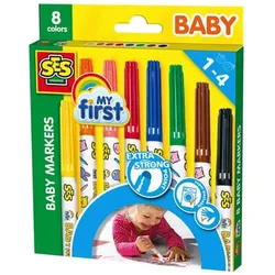 SES Creativ® My first Baby Marker, 8 Farben