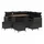 vidaXL Gartensofa-set 9 pcs Schwarz Poly-Rattan - Schwarz