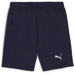 PUMA Herren Shorts teamFINAL Casuals Shorts, PUMA Navy-PUMA Silver, XL