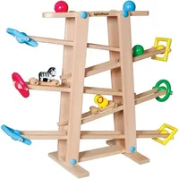 Vedes SpielMaus Holz Kugelbahn mit Rollelementen