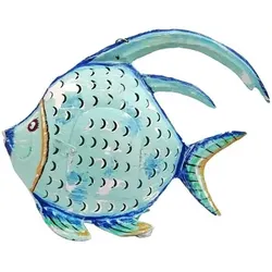Signes Grimalt  Statuetten und Figuren Blauer Fisch Kerzenhalter  in Blau, Einheitsgrösse