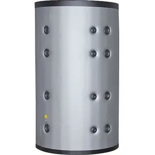 Pufferspeicher PF 500, ohne Wärmetauscher, Inhalt 499 Liter, Farbe silber