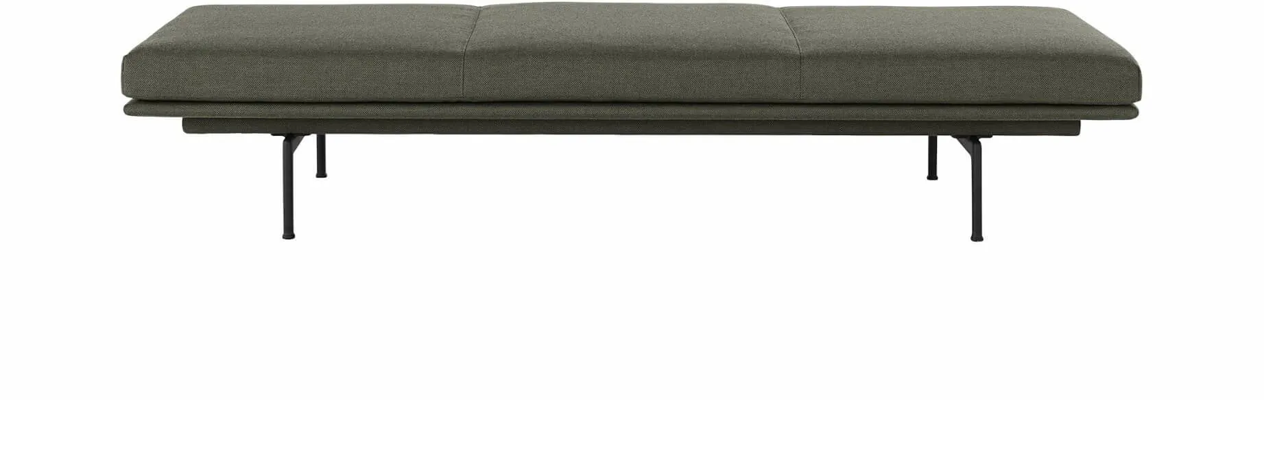 Muuto Outline Daybed, fiord 961 / schwarz