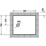 Duravit Tempano Rechteck-Duschwanne, 720191000000000