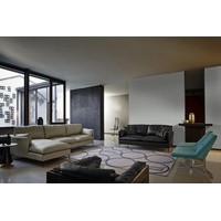 JVmoebel Sofa Ecksofa L Form Sofa 2 Sitzer Leder Luxus Design Wohnzimmer Couch Möbel grau