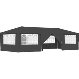 vidaXL Profi-Partyzelt 4 x 9 m inkl. 4 Seitenteile Anthrazit