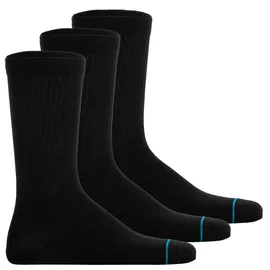 Stance Icon, 3er-Pack Crew, gepolstert. schwarz|grau M