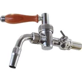 ich-zapfe Kompensatorhahn, Zapfhahn Lindr Side Pull Nostalgie - Edelstahl