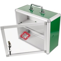 Luxshiny Medizinschrank mit Wandmontiertem Medizinschrank-Organizer Erste-Hilfe-Wandschrank Medikamenten-Aufbewahrungsbox für Badezimmer Zuhause Schule Büro